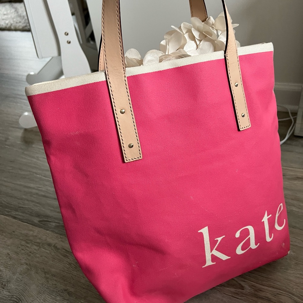 Kate Spade big apple bon shopper | Pink & Tangerine